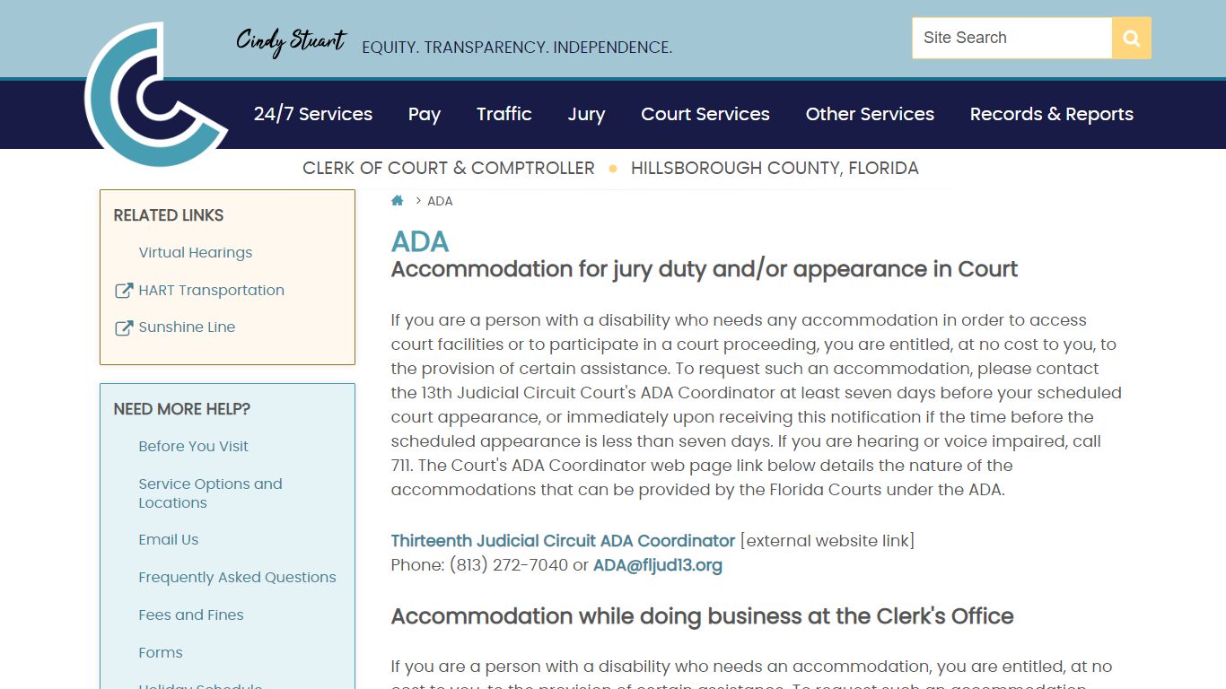 ADA | Hillsborough County